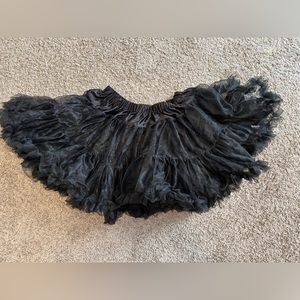 Adult Black Tulle Petticoat